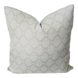 Robert Allen Bransle Sterling Fabric Pillow Cover