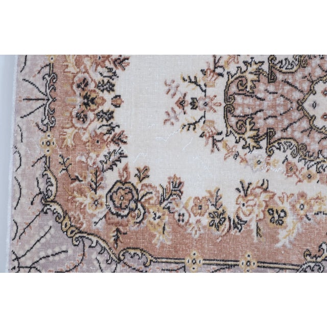 Textile Vintage Turkish Sparta Rug 3'9" X 6'9" For Sale - Image 7 of 12