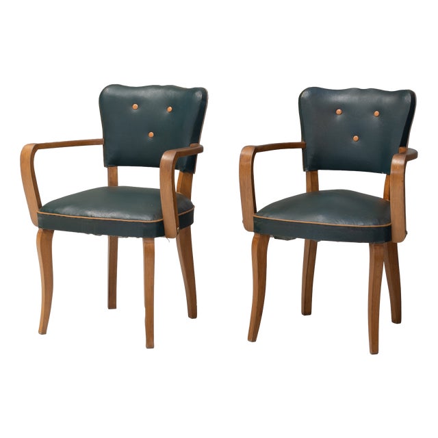 Bridge Chairs, 1950s, Set of 2 For Sale