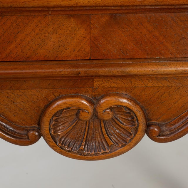 19th Century French Louis XV Bedside Table With Marble Top For Sale - Image 11 of 18