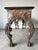 Vintage Italian Baroque Style Hand-Carved Wood Console Table With Paw Feet For Sale - Image 14 of 18