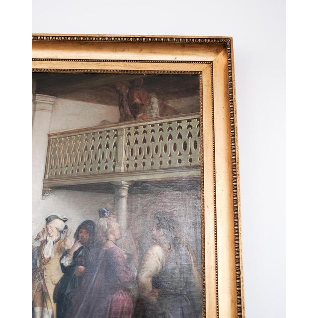 Wilhelm Marstrand, Ludvig Holberg's The Happy Shipwreck, Oil on Canvas For Sale - Image 5 of 8