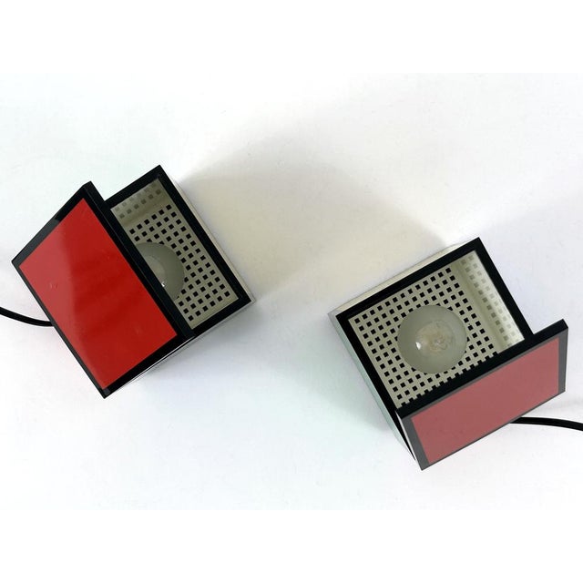 Early Pentacolore Cuboluce Table Lamps by Franco Bettonica & Mario Melocchi for Cini & Nils, 1972, Set of 2 For Sale - Image 13 of 18