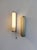 Art Deco Glass and Metal Wall Lamps, 1930s, Set of 2 For Sale - Image 9 of 9