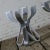 Pair Chorus Candelabra by Karim Rashid for Umbra Die-Cast Zinc For Sale - Image 9 of 11
