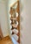 Wood Late 20th Century Blond Wood Hanging Mirror Shelf For Sale - Image 7 of 9