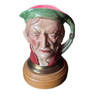 Mid 20th Century Beswick Ware "Scrooge" Character Jug Uplight Accent Lamp (Jg) For Sale