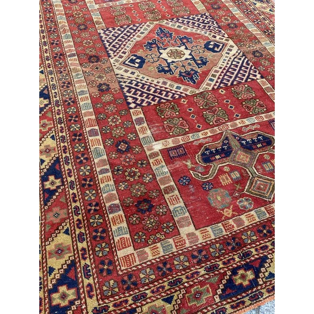 Antique Turkish Sparta Rug, 1920s For Sale - Image 9 of 18