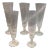 Noritaki Sasaki Wheat Pilsners or Champagne Glasses - Set of 5 For Sale