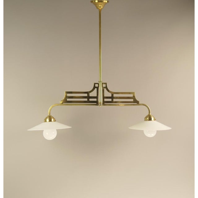 Bauhaus Pendant Lamp in Brass, 1920s For Sale - Image 6 of 9