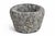 18th Century Granite Stone Bowl Charcoal Gray Black 8.7 Lb Mortar Planter For Sale - Image 11 of 11