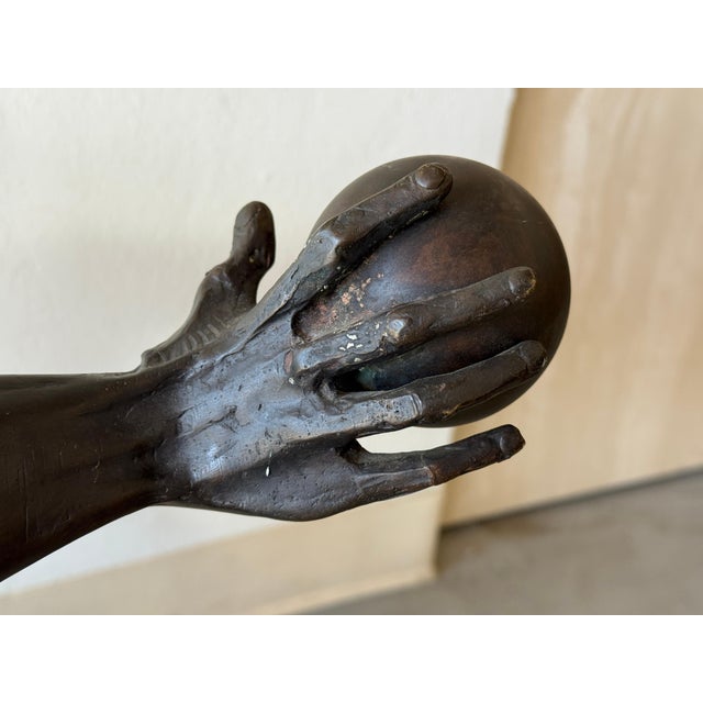 1980s Massive Claudio Nicoli Bronze Sculpture Mythological Figure, Icarus For Sale - Image 4 of 18