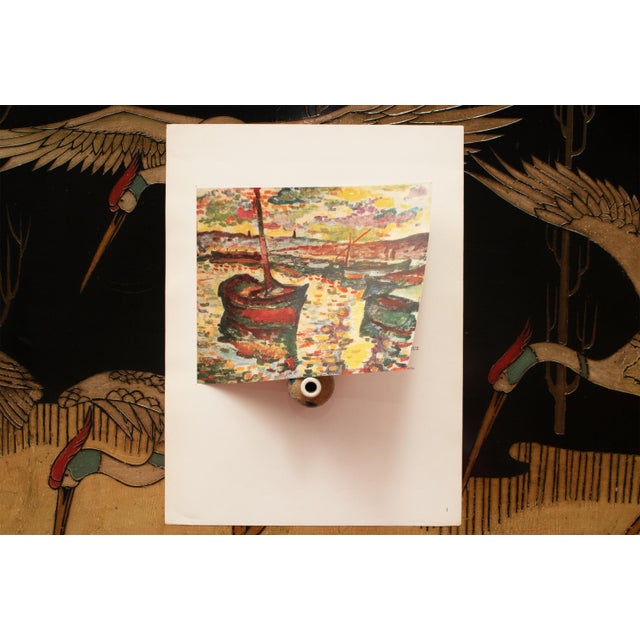 1940s 1943 After Georges Braque "The Boats", First Edition Parisian Offset Lithograph For Sale - Image 5 of 8