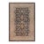 Art Nouveau Charcoal/Tan Wool Rug - 3'1'' X 4'10'' For Sale