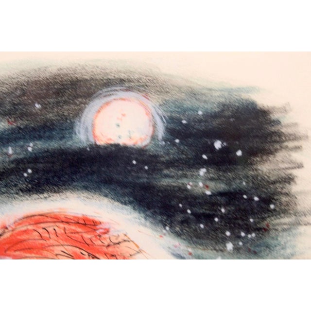 'King David' Lithograph by Reuven Rubin (1893-1974) #78/150 For Sale - Image 4 of 12