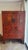 Chinoiserie Late 19th Century Red Antique Chinese Chinoiserie Style Wedding Cabinet For Sale - Image 3 of 12