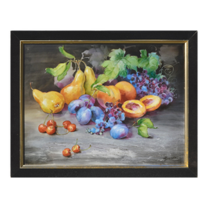Abundant Harvest - Summer Fruit Still Life by Alzora Zaremba