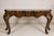 Late 20th Century Marge Carson Walnut Serpentine Console Table with Cabriole Legs For Sale - Image 11 of 18