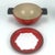 Vintage Red Fondue Set in Enameled Cast Iron Cousances by Le Creuset, 1980s For Sale - Image 13 of 16