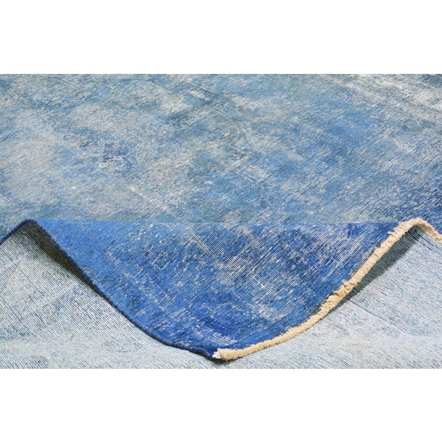 Vintage Hand Knotted Wool Rug, 9'6"x13' For Sale - Image 4 of 5
