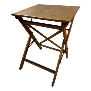 Wooden Architect's Table, 1920 For Sale
