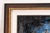 A pair of modernist impasto and encaustic oil paintings on board. Signed J. Lehr on the lower right. Circa 1970s. Rich...