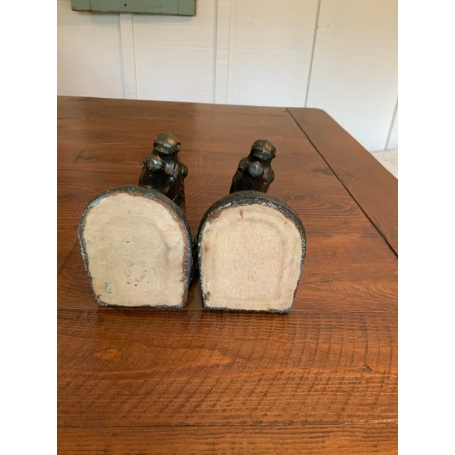 Bronze Rare Vintage Pair of BMR Cast Bronze Horse Head Bookends – Mid‑Century Equestrian Decor for Horse Lovers & Ranch Decor - See Pics! For Sale - Image 8 of 8