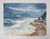 2006 watercolor on paper painting of a ferry off the coast with storm clouds coming in. Signed P. Speer and dated lower...