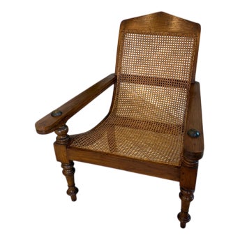 Biedermeier Inlaid Armchair with Brocade Fabric, 1890s For Sale