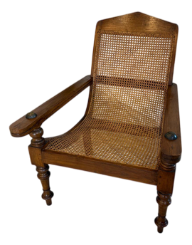 Biedermeier Inlaid Armchair with Brocade Fabric, 1890s