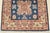 Kazak Runner 2’7” X 7’8” Blue Wool Tribal Hand-Knotted Oriental Rug For Sale - Image 11 of 14
