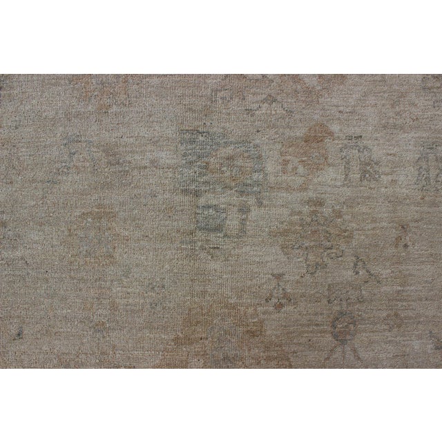Early 21st Century Large Angora Oushak Rug by Keivan Woven Arts 11'3" X14'5" For Sale - Image 5 of 6