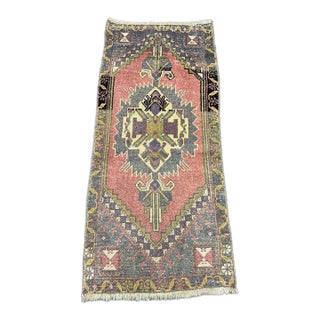 Turkish Yastik Rug 1'9" x 3'9" For Sale