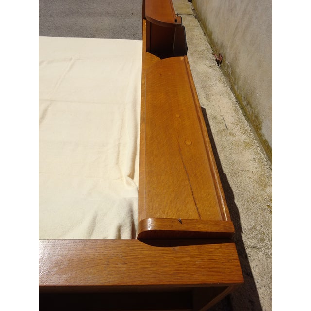 Vintage Light Oak Headboard, 1970s For Sale - Image 11 of 18