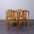 Vintage Wooden and Fabric Chairs, 1970s, Set of 4 For Sale - Image 4 of 17