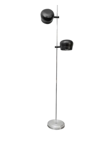 Chromed and Enamelled Steel Floor Lamp from Lumi, Italy, 1960s