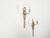 Mid 20th Century Mid 20th Century English Silver Plated Two-Light Wall Sconces with Foliage - Pair For Sale - Image 5 of 8