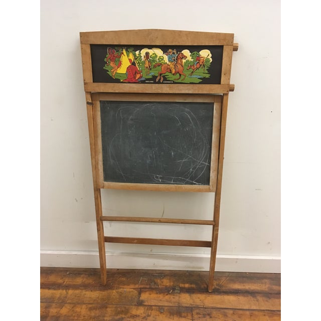 Chalkboard - 1940s Americana Chalkboard on Easel | Chairish