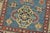 Kazak Runner 2’9” X 9’6” Blue Wool Tribal Hand-Knotted Oriental Rug For Sale - Image 4 of 13