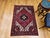 Persian Vintage Persian Heriz Rug, Hand-Knotted Wool, Geometric Medallion Pattern, Red & Ivory, 3x5 For Sale - Image 3 of 17