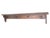 Vintage Farmhouse English Cottage Wooden Wall Shelf With Peg Hooks For Sale - Image 16 of 17