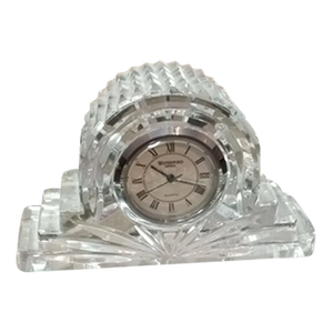 1970s Gorgeous Waterford Lead Crystal Mantle or Desk Clock