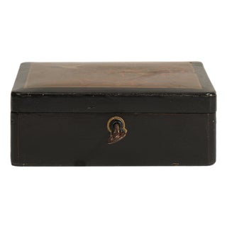 Early 20th Century China Black Lacquer Box For Sale