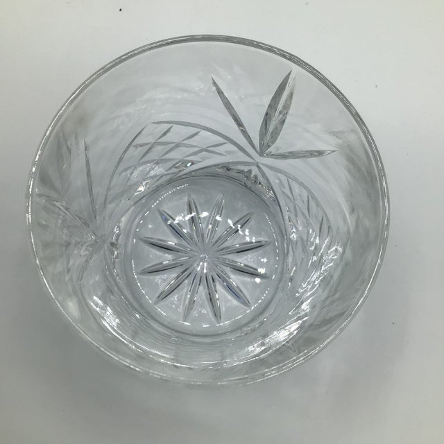 1980s Rogers Silver Plate and Formica Tray With 9 Godinger Dublin Old Fashioned Glasses- Set of 10 For Sale - Image 5 of 12