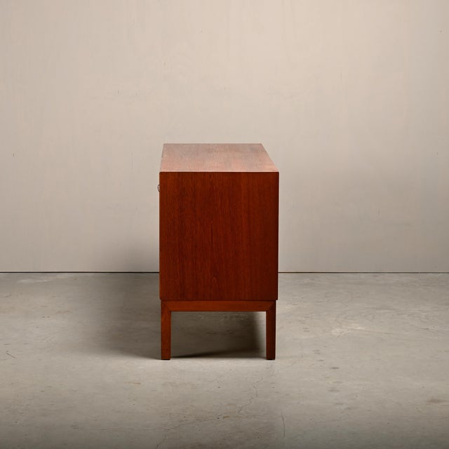 Alf Svensson Vintage Sideboard in Teak and Rattan by Alf Svensson for Bjästa Möbelfabrik, 1960s For Sale - Image 4 of 18