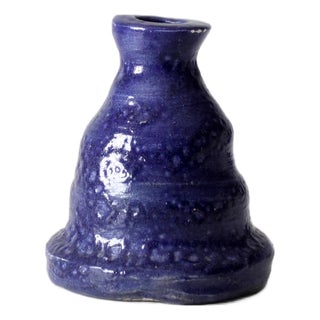 Vintage Handmade Studio Pottery Vase For Sale