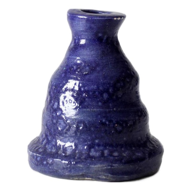 Vintage Handmade Studio Pottery Vase For Sale