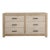 Bleached Pine Coastal Farmhouse Six-Drawer Dresser For Sale