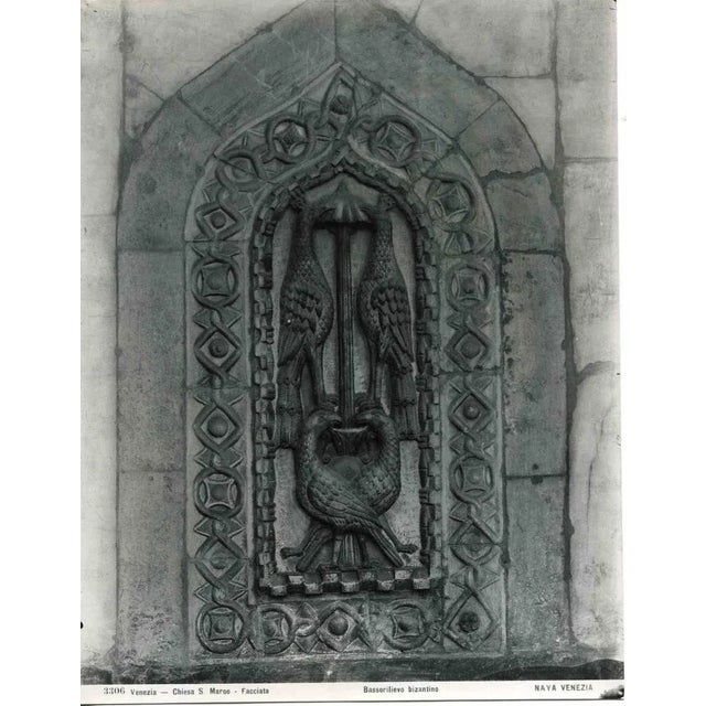 Vintage Photo Detail of Church of St. Marco, Venice is an original photograph taken in Venice, Italy, realized by Osvaldo...