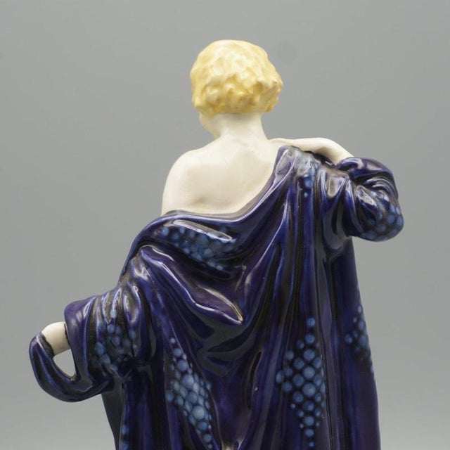 Ceramic The Bather HN687 Figure from Royal Doulton, 1920s For Sale - Image 7 of 11